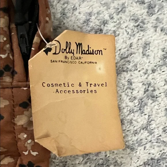 Vintage quilted travel bag from the Dolly Madison - Picture 2 of 7